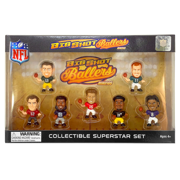 Big Shot Ballers Minifigs NFL Series 1 Gift Set Collectible Superstar – My  Team Depot