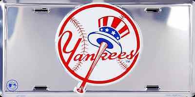New York Baseball Yankees Logo MLB 12x6 Auto Metal License Plate Tag CAR  TRUCK 