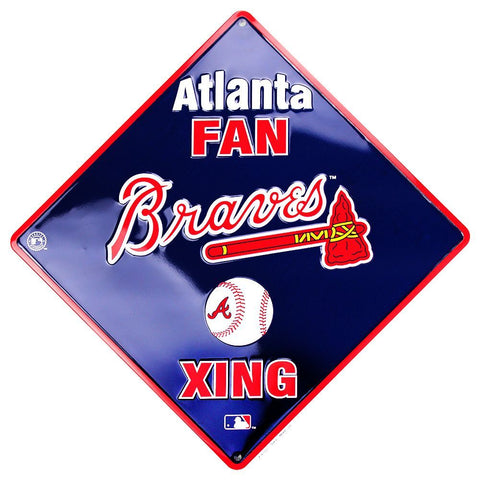 Atlanta Braves Car Truck Tag License Plate Mlb Baseball Metal Sign Man Cave