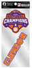 Clemson Tigers National Champions 2018 Double Up Die-Cut Decal Sticker Ncaa