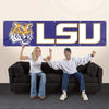 LSU TIGERS FLAG BANNER HEAVYWEIGHT 8' X 2'