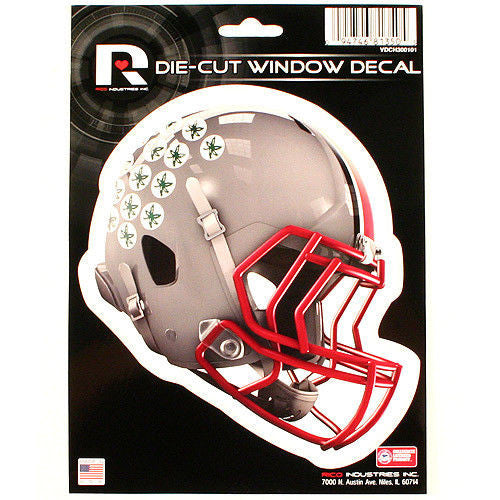 Ohio State Buckeyes Helmet Window Decal 5.25" X 6.25" Sticker Car Truck Die-Cut