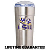 Lsu Tigers Drinkware Vacuum Insulated Stainless Steel Tumbler 24Oz