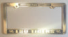 Lsu Tigers License Plate Tag Frame Silver & Black