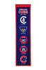 Chicago Cubs Heritage Banner Mlb Man Cave Game Room Office