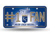 Kansas City Royals  #1 Fan Car Truck Tag License Plate Mlb Baseball Metal Sign